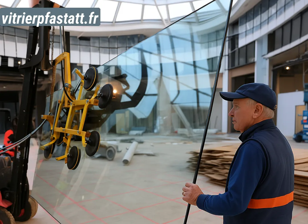 Remplacement de vitrine magasin Pfastatt